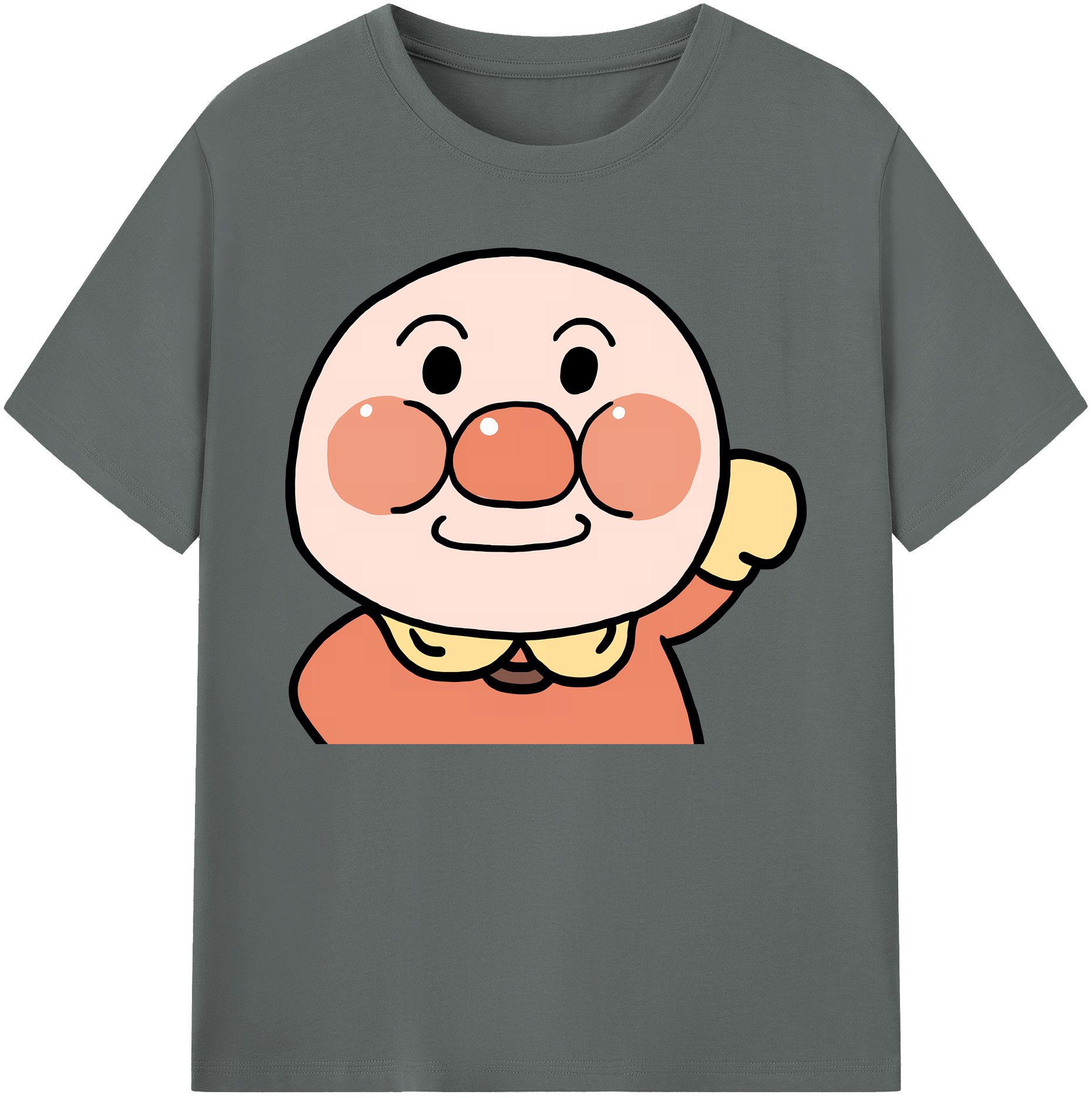 （画像用） アンパンマン Anpanman 綿100％ メンズ半袖Tシャツ｜肌触りやわらか＆通気性